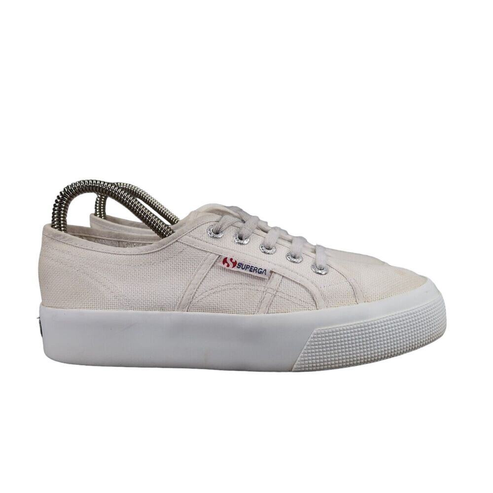 Superga Shoes Womens 6.5 Sneakers Fashion Lifestyle Platform Cotu Comfort Active - Picture 2 of 16